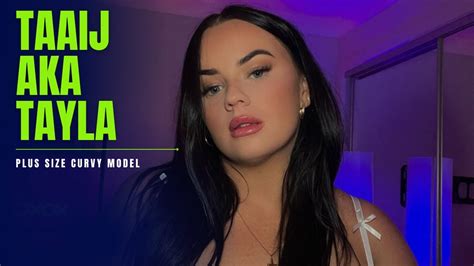 Tayla aka Taaij Big Gorgeous Australian Plus Size Model .
